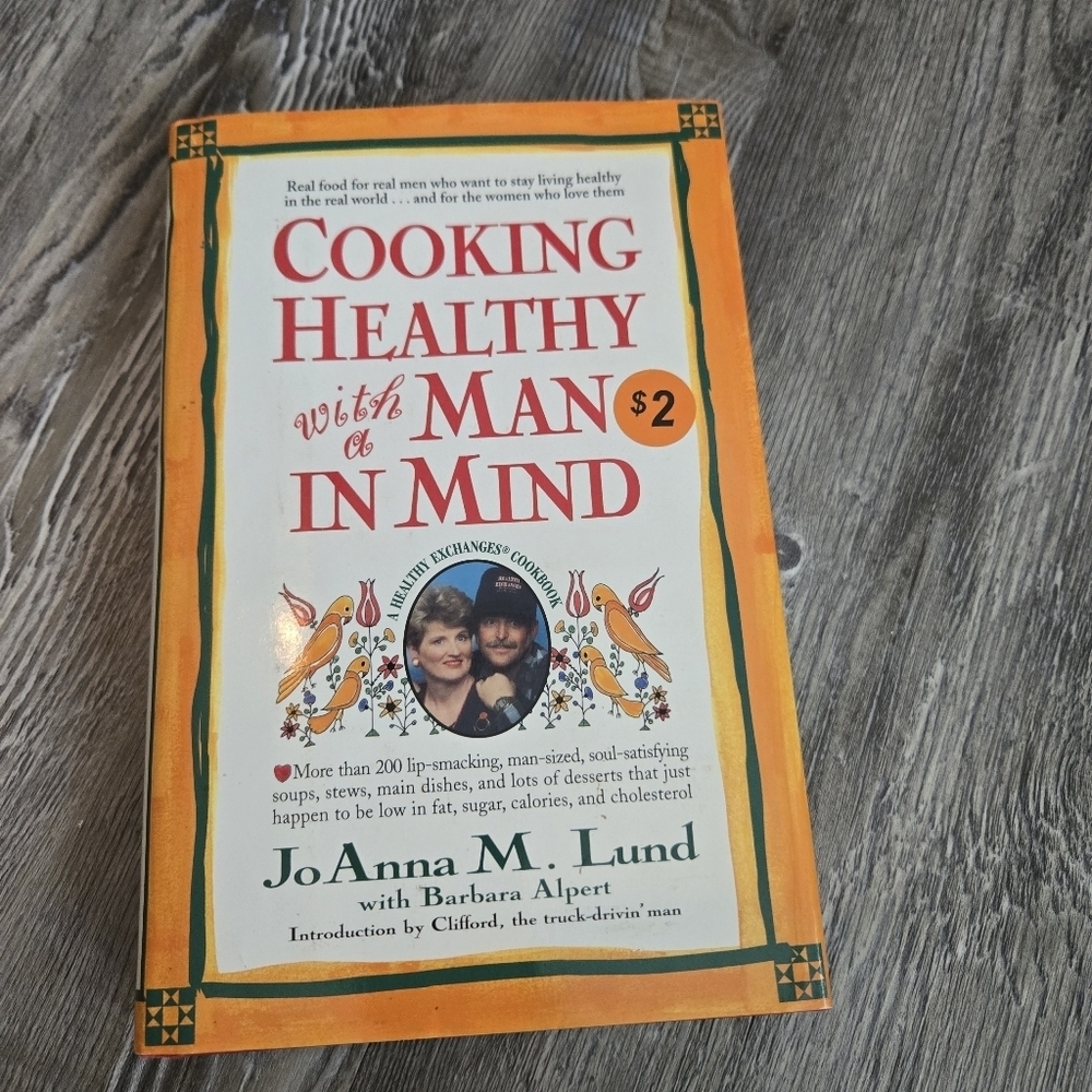 Cooking Healthy with a Man in Mind by - Orange Cover